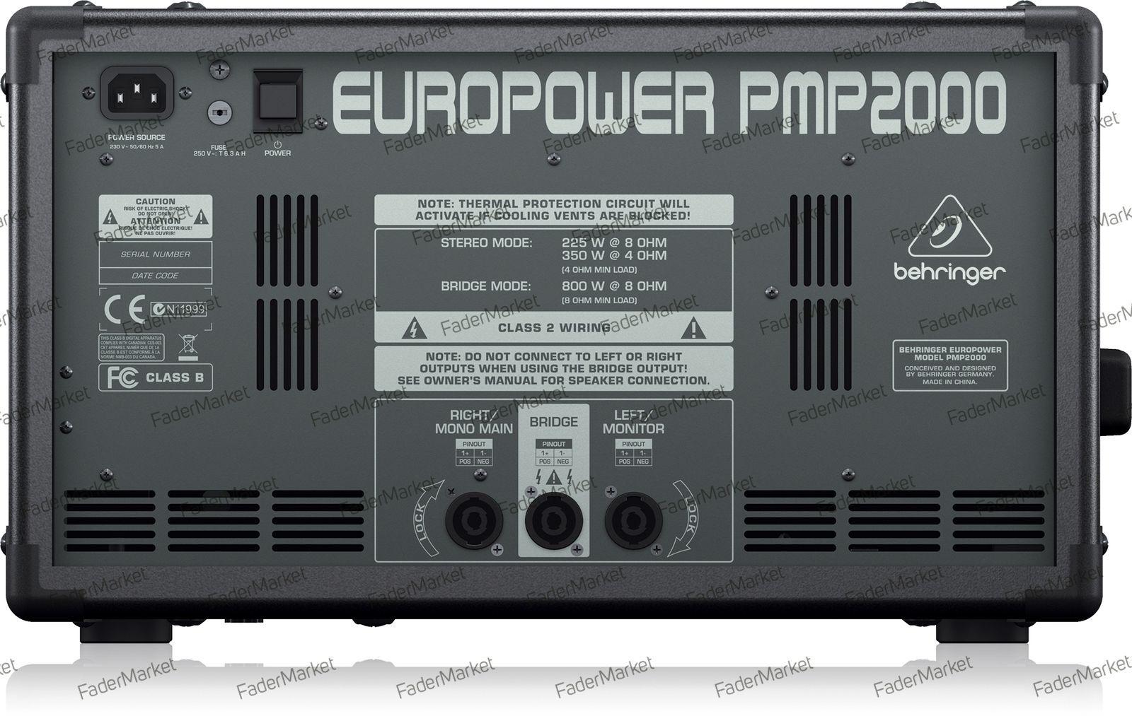 Behringer PMP2000Europower