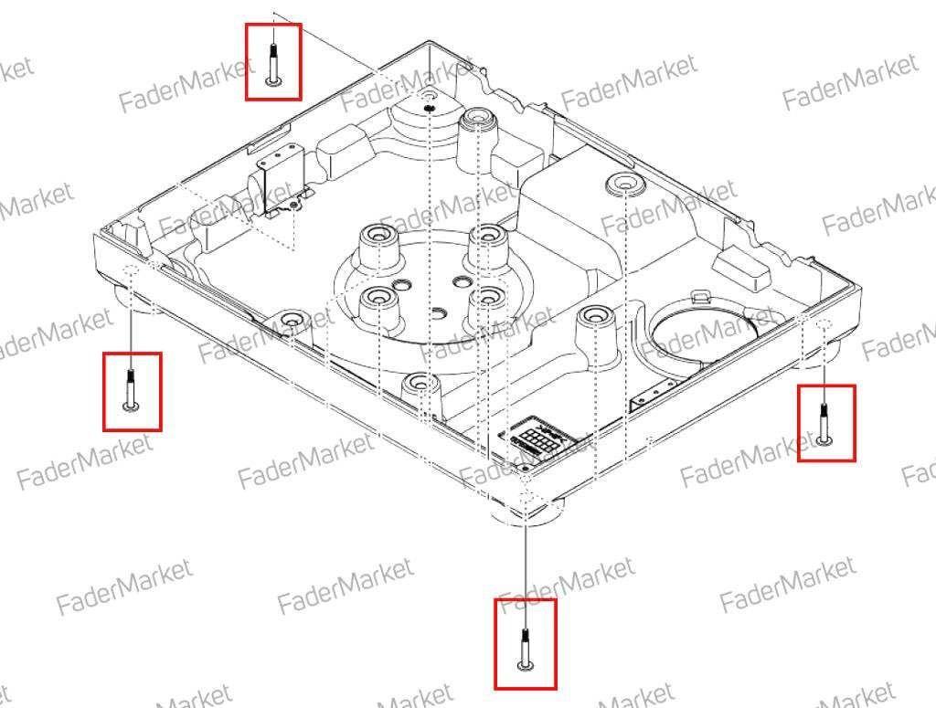 Винт RHD30247 для Technics